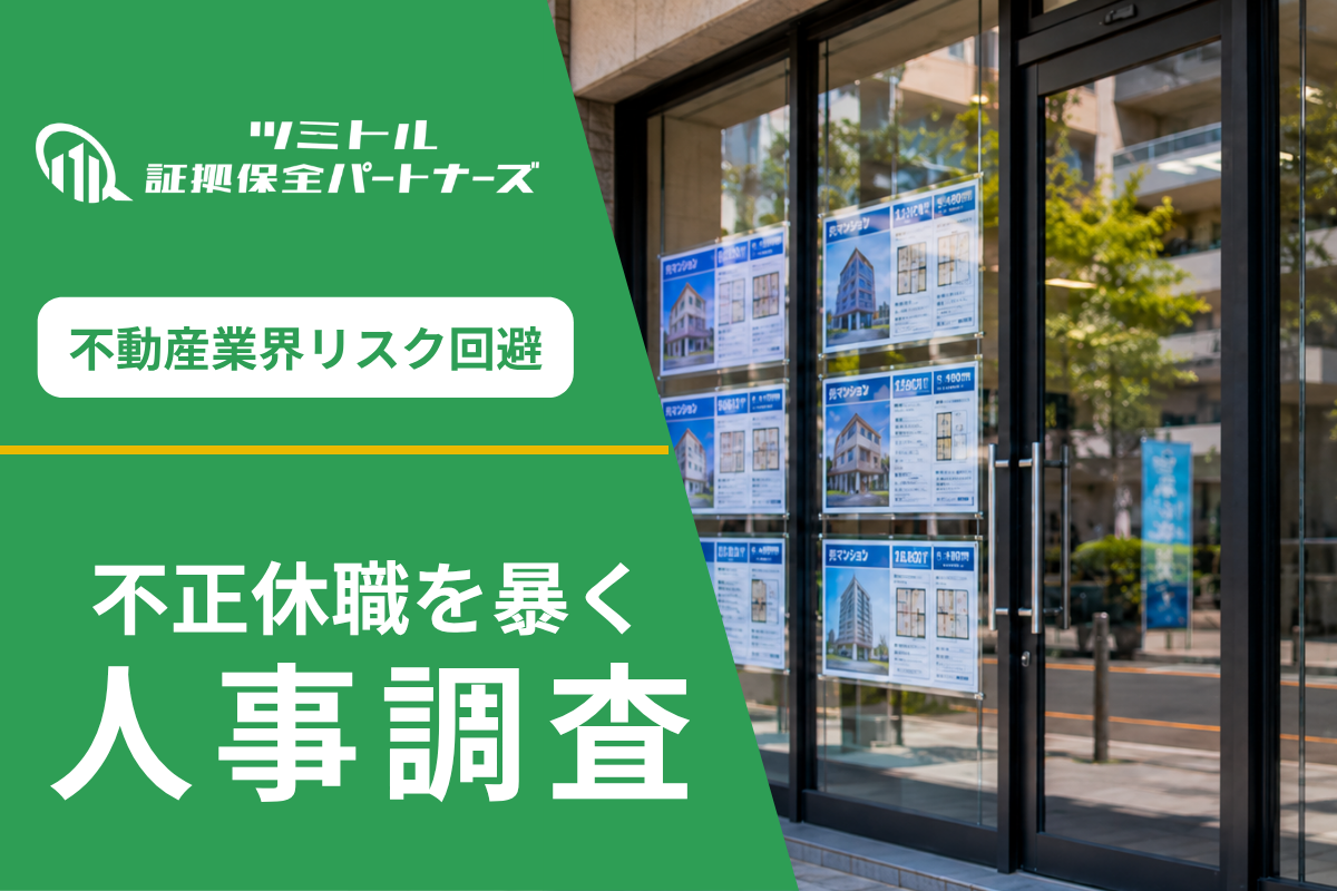 不動産会社の休職実態調査