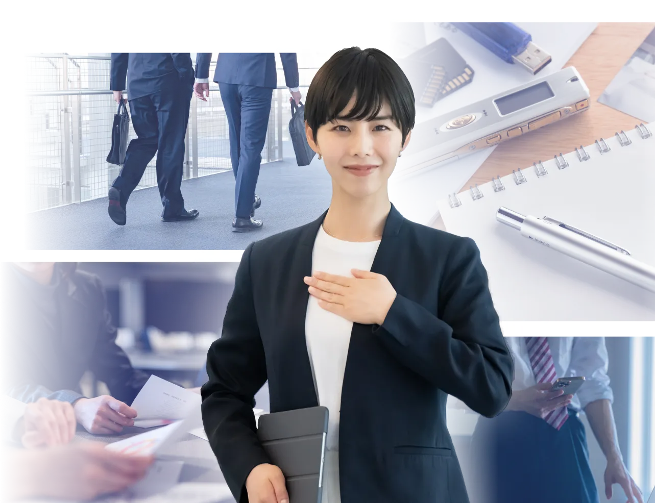 法人調査の相談に対応する担当者